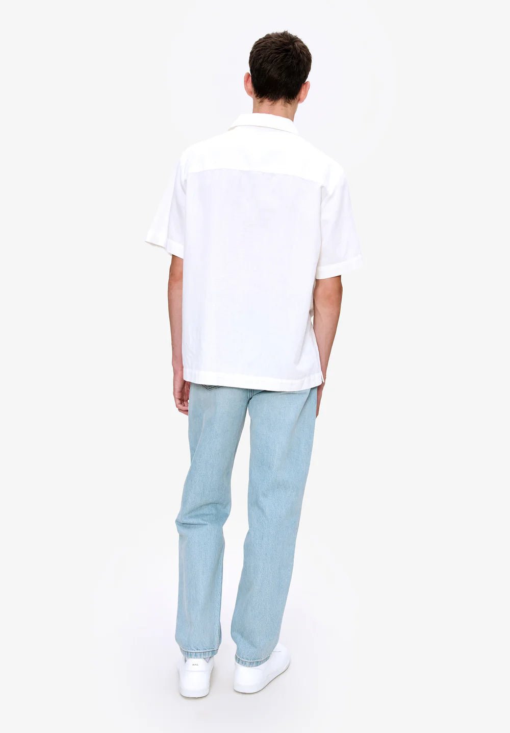 A.P.C. - Chemise Manches Courtes - Blanc - Chemises - COHNN-H12649