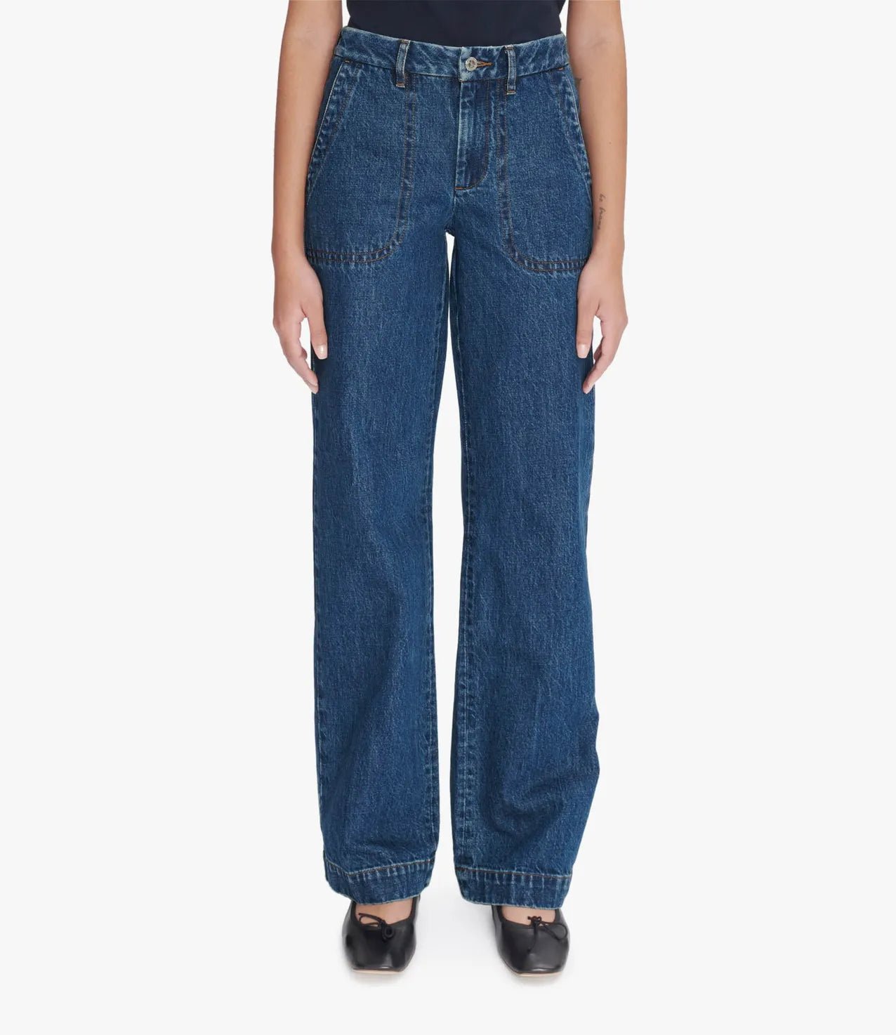 A.P.C. Femme - Jean Seaside - Indigo Delave - Jupes et Pantalons - COHTD - F09085