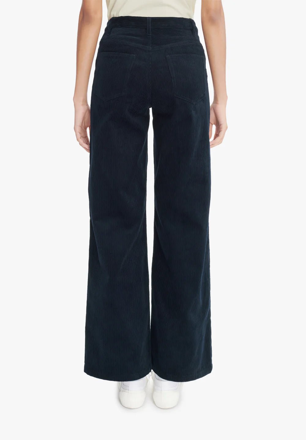 A.P.C. Femme - Pantalon Elisabeth - Velours bleu marine - Jupes et Pantalons - COHBB - F09181