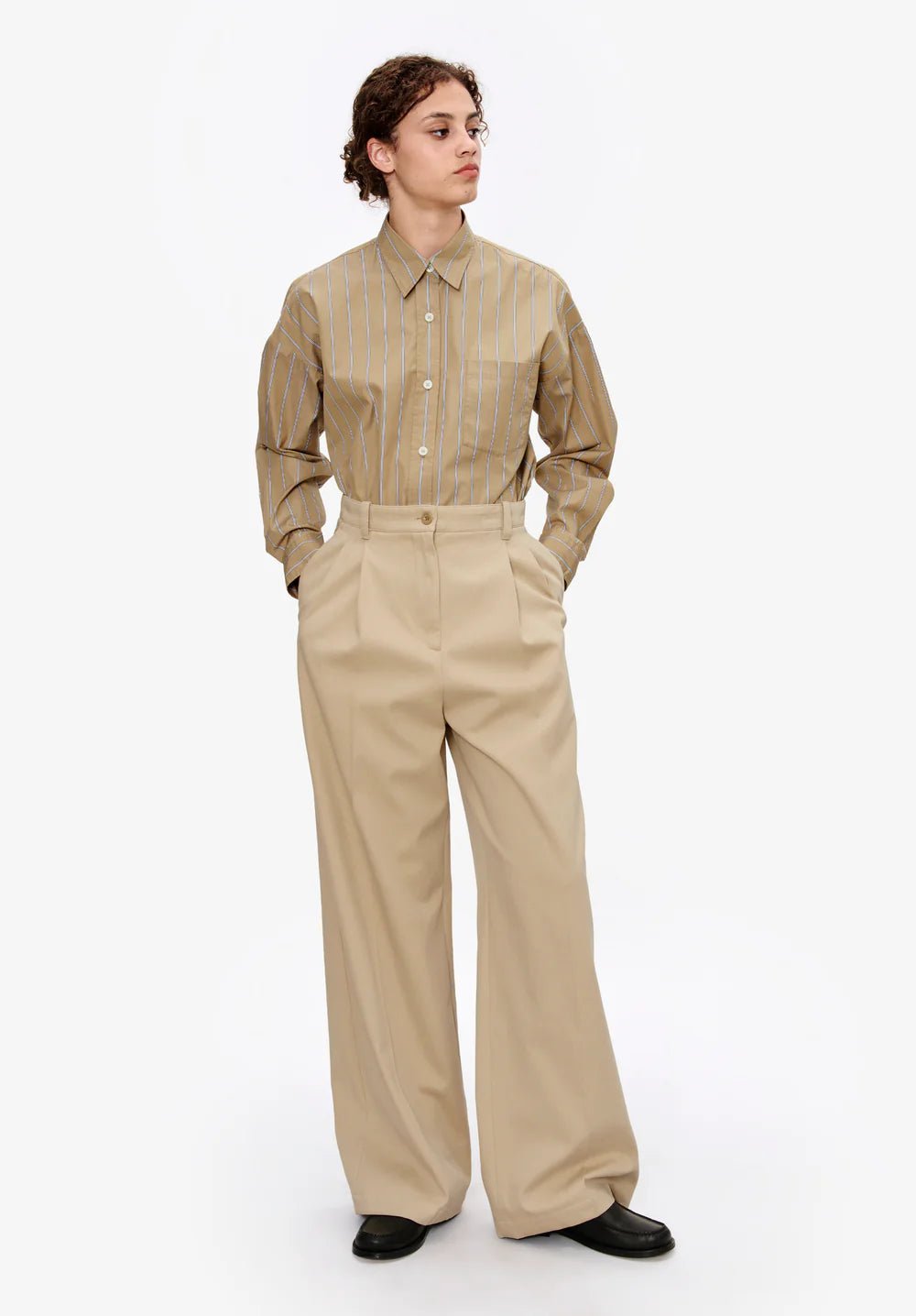 A.P.C. Femme - Pantalon Ginny - Beige - Jupes et Pantalons - COHNZ-F08510