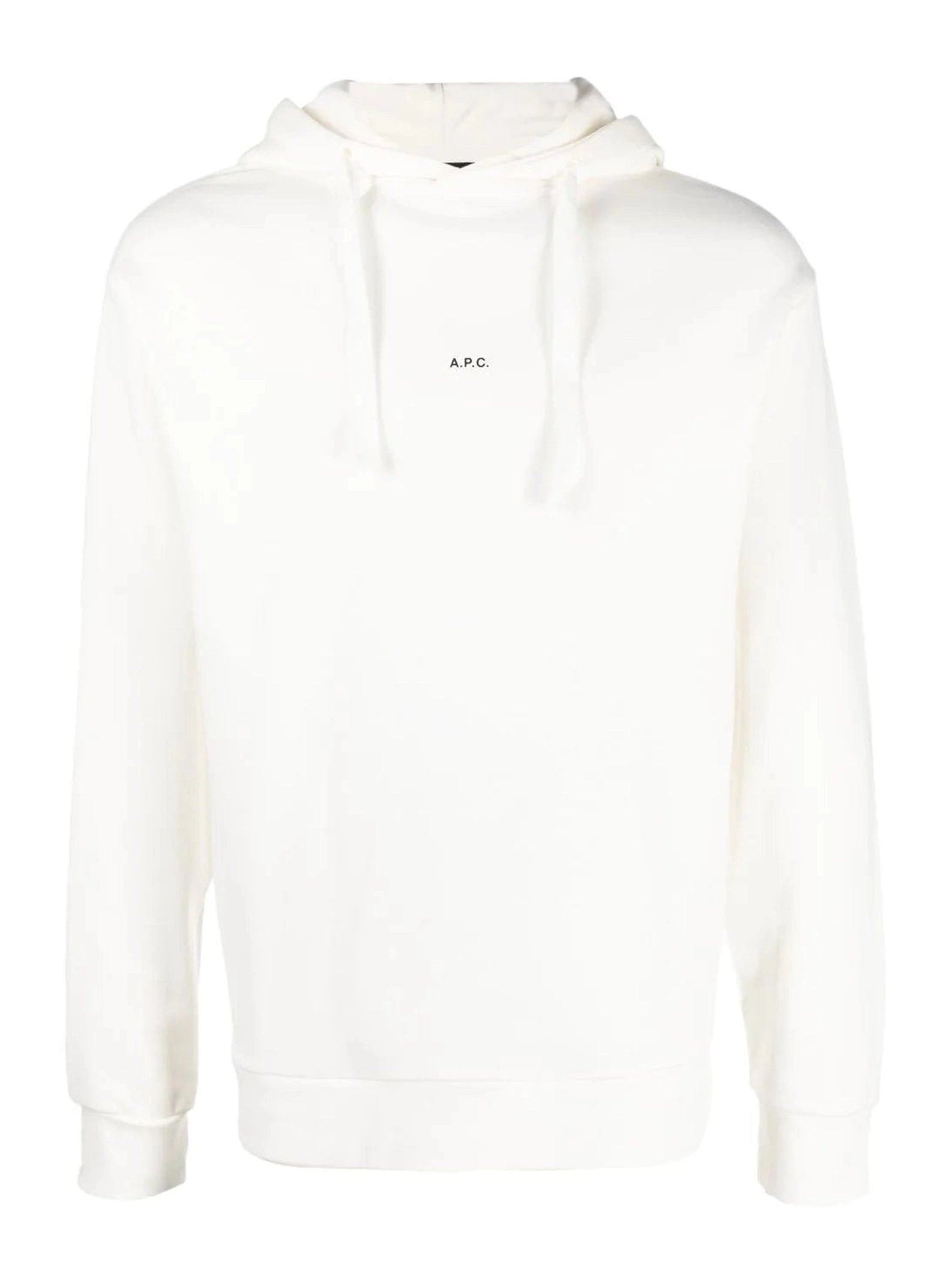 A.P.C. - Hoodie Larry - White-Pulls et Sweats-COEIP-H27622