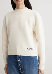 A.P.C - Pull Esther - Ecru - Pulls et Sweats - WVBDK - F23373