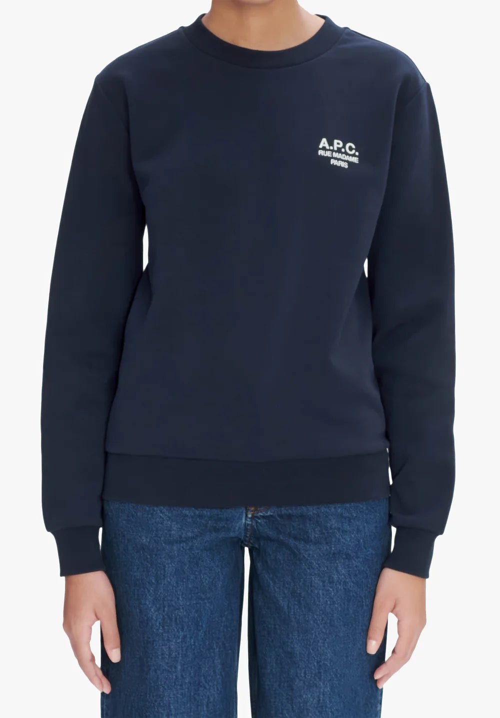 A.P.C - Sweat Standard Rue Madame GOTS - Dark Navy - Pulls et Sweats - COHBV - M27913
