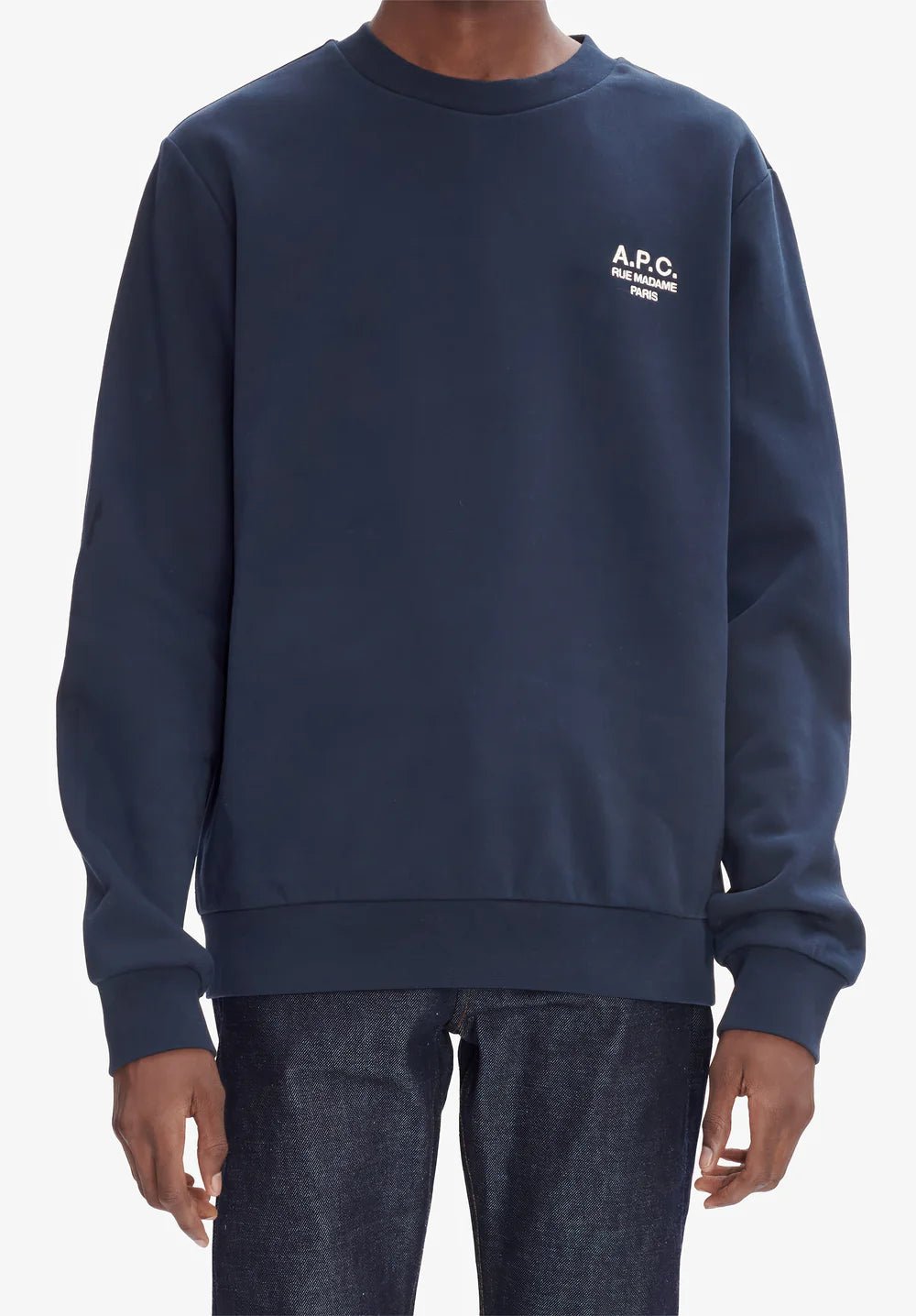 A.P.C - Sweat Standard Rue Madame GOTS - Dark Navy - Pulls et Sweats - COHBV - M27913