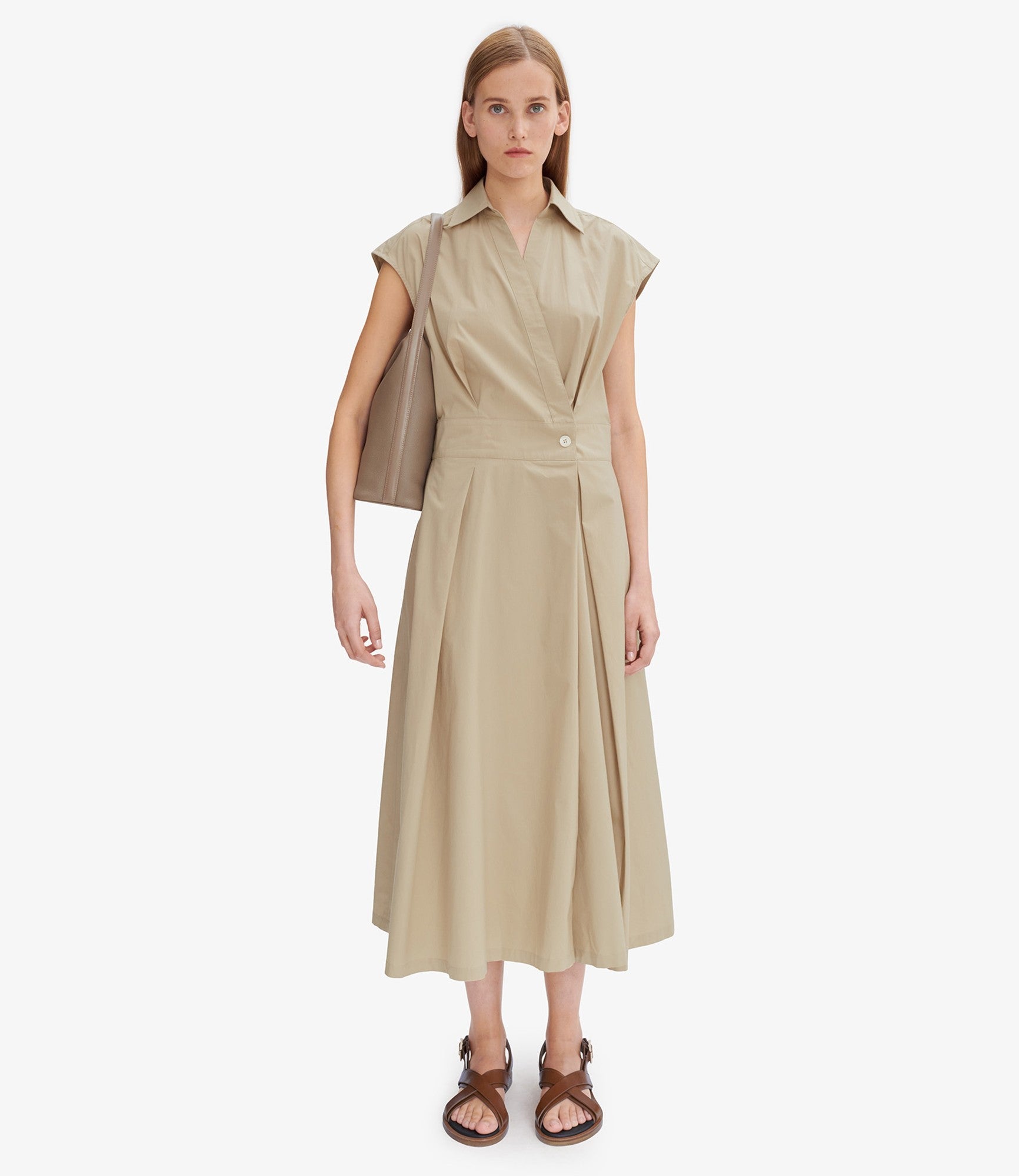 A.P.C. Femme - Robe Athena - Beige - Robes - F35149