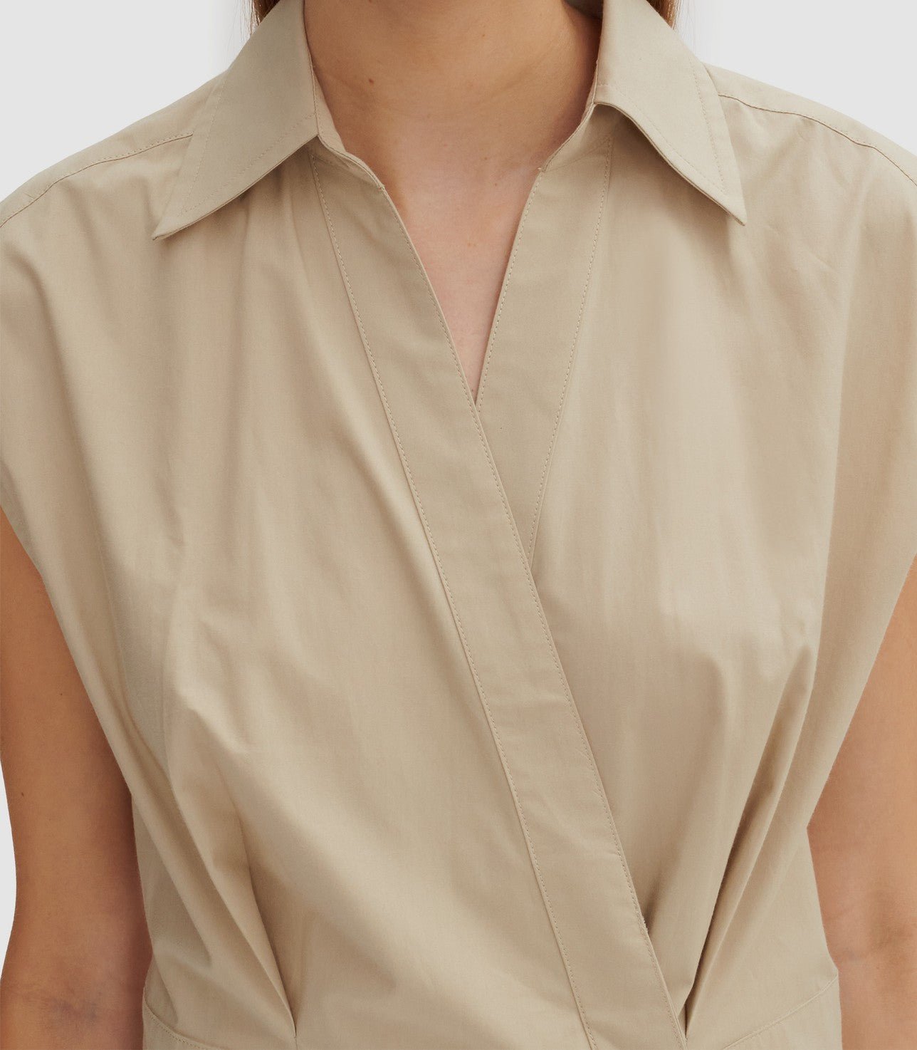 A.P.C. Femme - Robe Athena - Beige - Robes - F35149