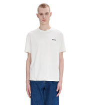 A.P.C - T - Shirt Boxy Petit VPC - Blanc/Bleu Marine - T - shirts - COHBQ - H26391