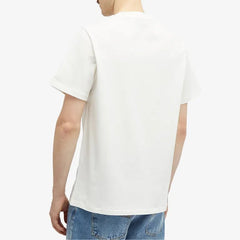 A.P.C - T - Shirt Standard Rue madame GOTS - Blanc/Bleu Marine - T - shirts - COHBU - M26388