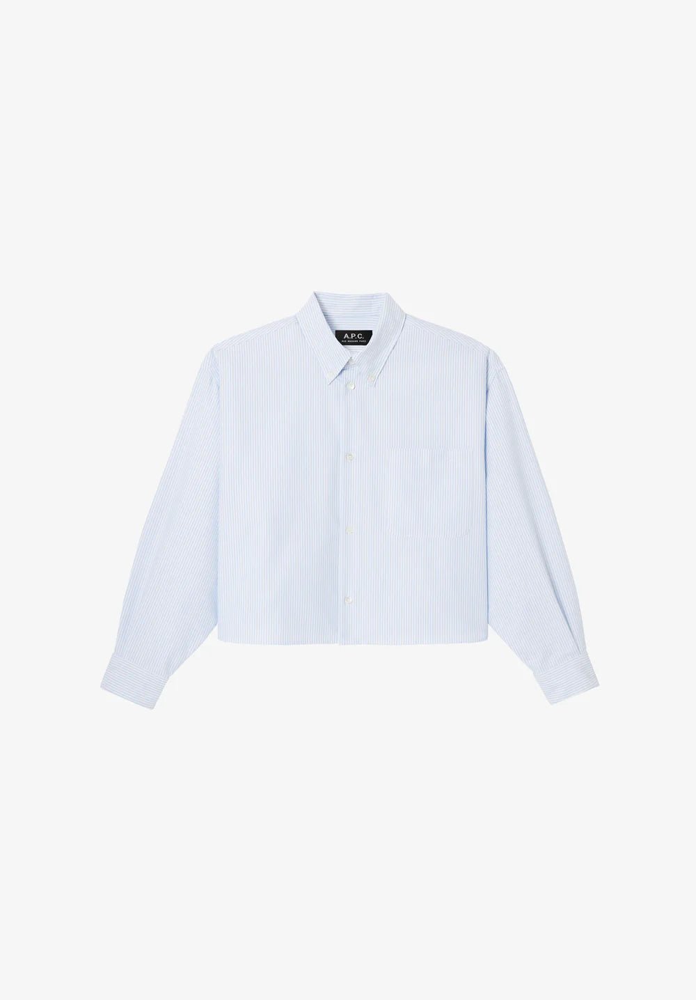 A.P.C. Femme - Chemise Sophia Button Down - Bleu - Tops - COGUH - F12632