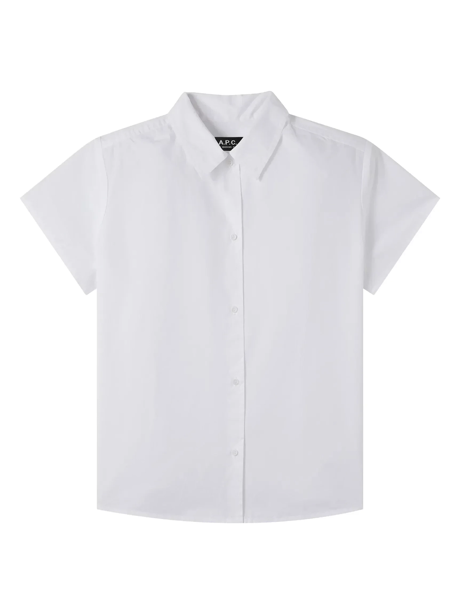 A.P.C. Femme - Chemisette Marina - Blanc-Tops-COEVD-F12440