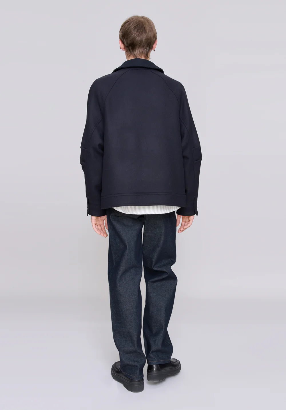 A.P.C. - Blouson Chase - Bleu marine - Vestes et Manteaux - WVBEB-H32011