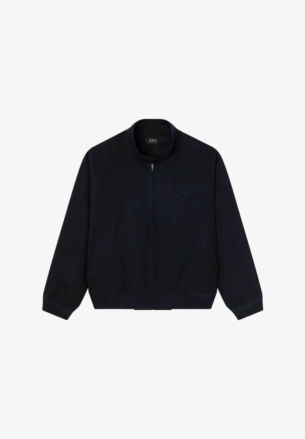A.P.C - Blouson zippé Dave - Bleu marine - Vestes et Manteaux - COHLC-H32047