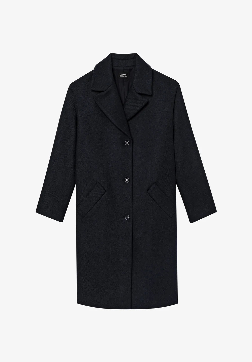 A.P.C Femme - Manteau Ninon - Bleu marine foncé - Vestes et Manteaux - WVBEB - F01510