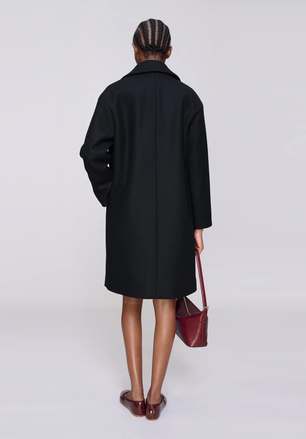 A.P.C Femme - Manteau Ninon - Bleu marine foncé - Vestes et Manteaux - WVBEB - F01510