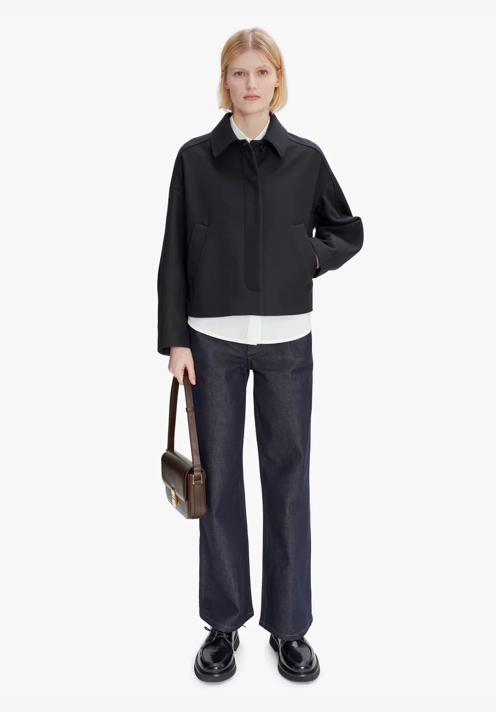 A.P.C. Femme - Veste Becca - Bleu marine - Vestes et Manteaux - WVBEB - F02990