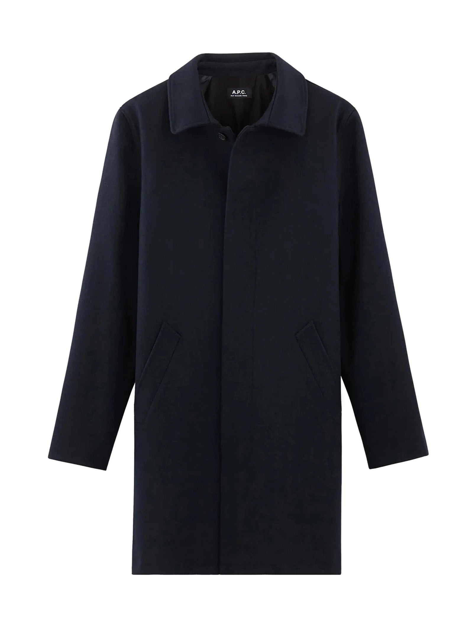 A.P.C. - Manteau Mac Auster Bleu Marine-Vestes et Manteaux-WOZAA-H01299