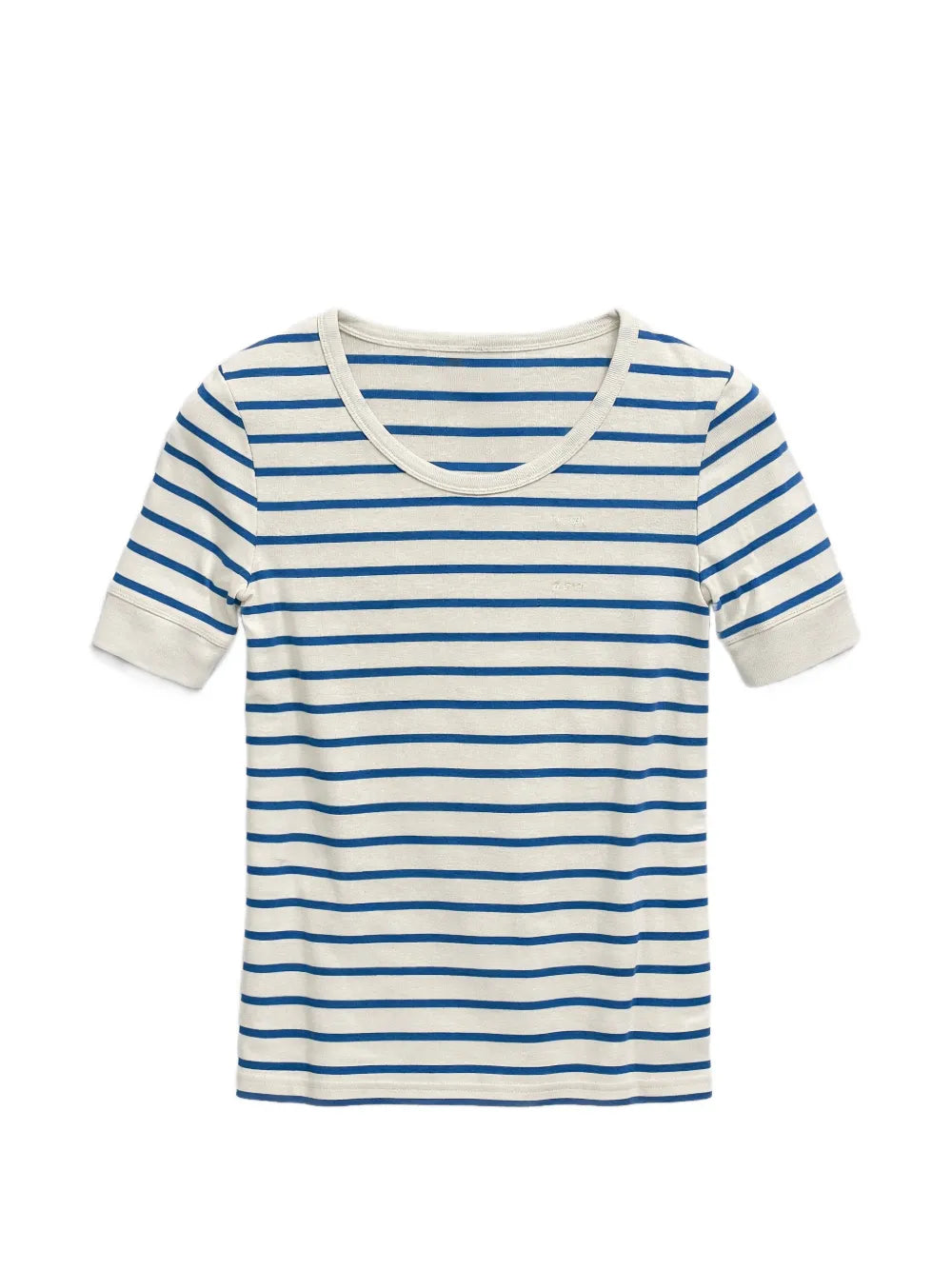 A.P.C Femme - T-shirt ajusté mc rayé - Bleu