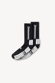 Aries Arise - Column Sock Black - Accessoires - AR0004902