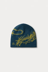 Aries Arise - Skeletor Skull Beanie Petrol - Accessoires - AR9001202