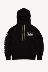 Aries Arise - Column Hoodie - Black - Pulls et Sweats - AR2001002