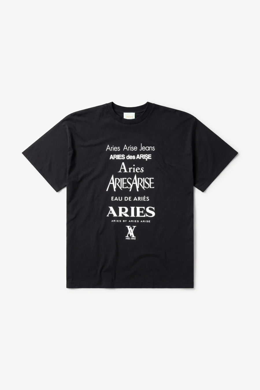 Aries Arise - Perfume SS Tee Black - T-shirts - AR6000502