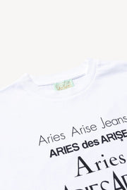 Aries Arise - Perfume SS Tee White - T-shirts - AR6000502