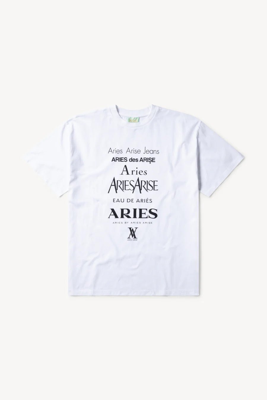 Aries Arise - Perfume SS Tee White - T-shirts - AR6000502