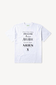 Aries Arise - Perfume SS Tee White - T-shirts - AR6000502