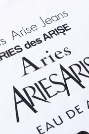 Aries Arise - Perfume SS Tee White - T-shirts - AR6000502