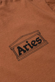 Aries Arise - Temple SS Tee - Brown - T-shirts - AR6000002