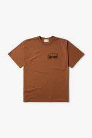 Aries Arise - Temple SS Tee - Brown - T-shirts - AR6000002