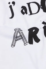 Aries Arise - J'adore Aries Ransom Shrunken Vest - White-Tops-SUAR40800X