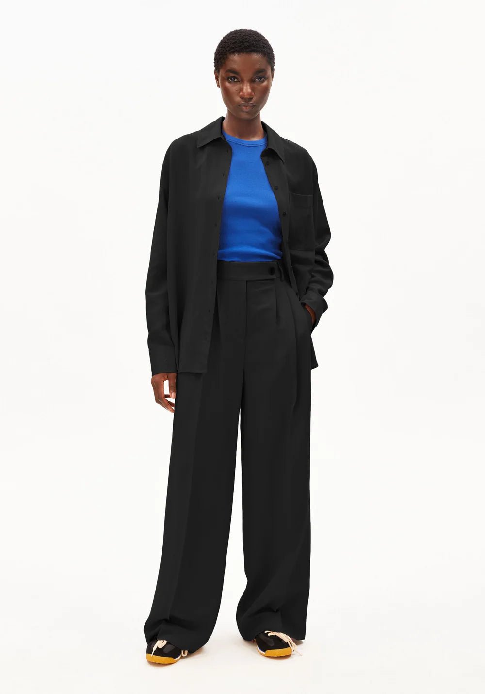 Armedangels - Kaayua Lino Pant - Black - Jupes et Pantalons - 30008123
