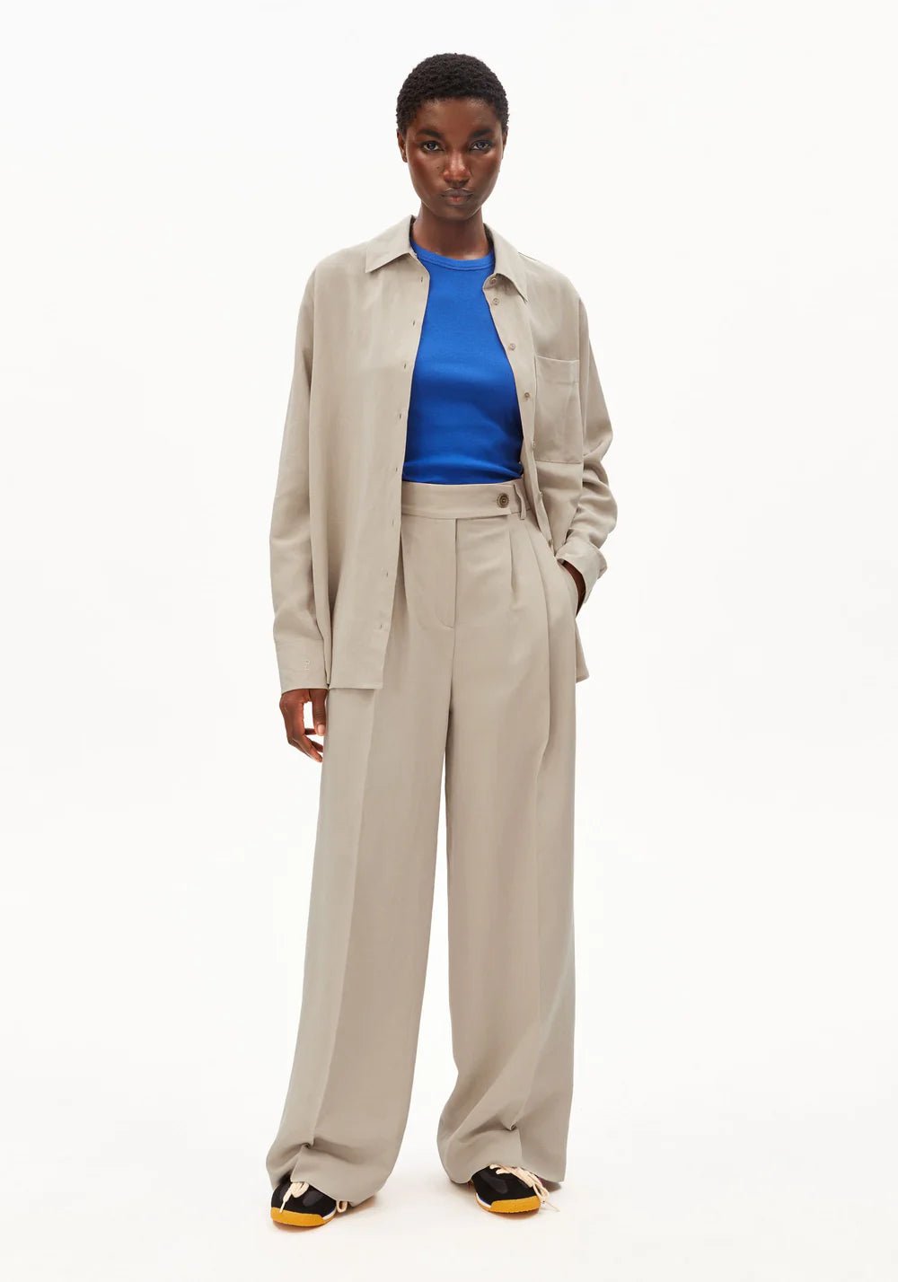 Armedangels - Kaayua Lino Pant - Sandstone - Jupes et Pantalons - 30008123