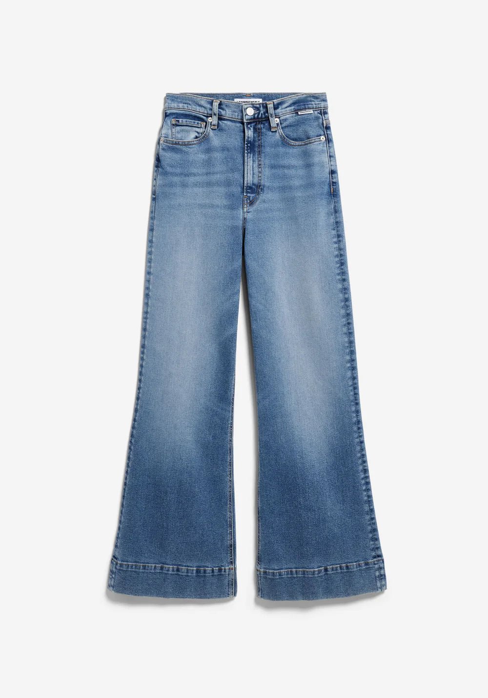 Armedangels - Murliaa High Waist Wide Leg Jeans - Lighten - Jupes et Pantalons - 30008711