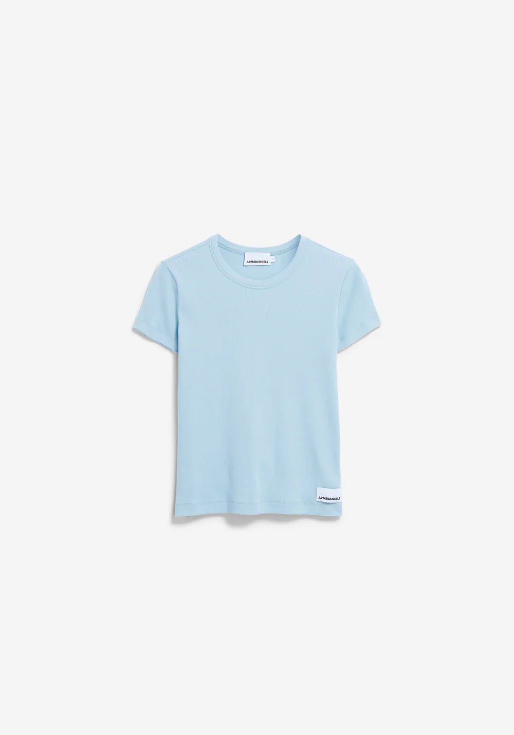 Armedangels - Kardaa T-shirt côtelé - Blue Glow - Tops - 30004660