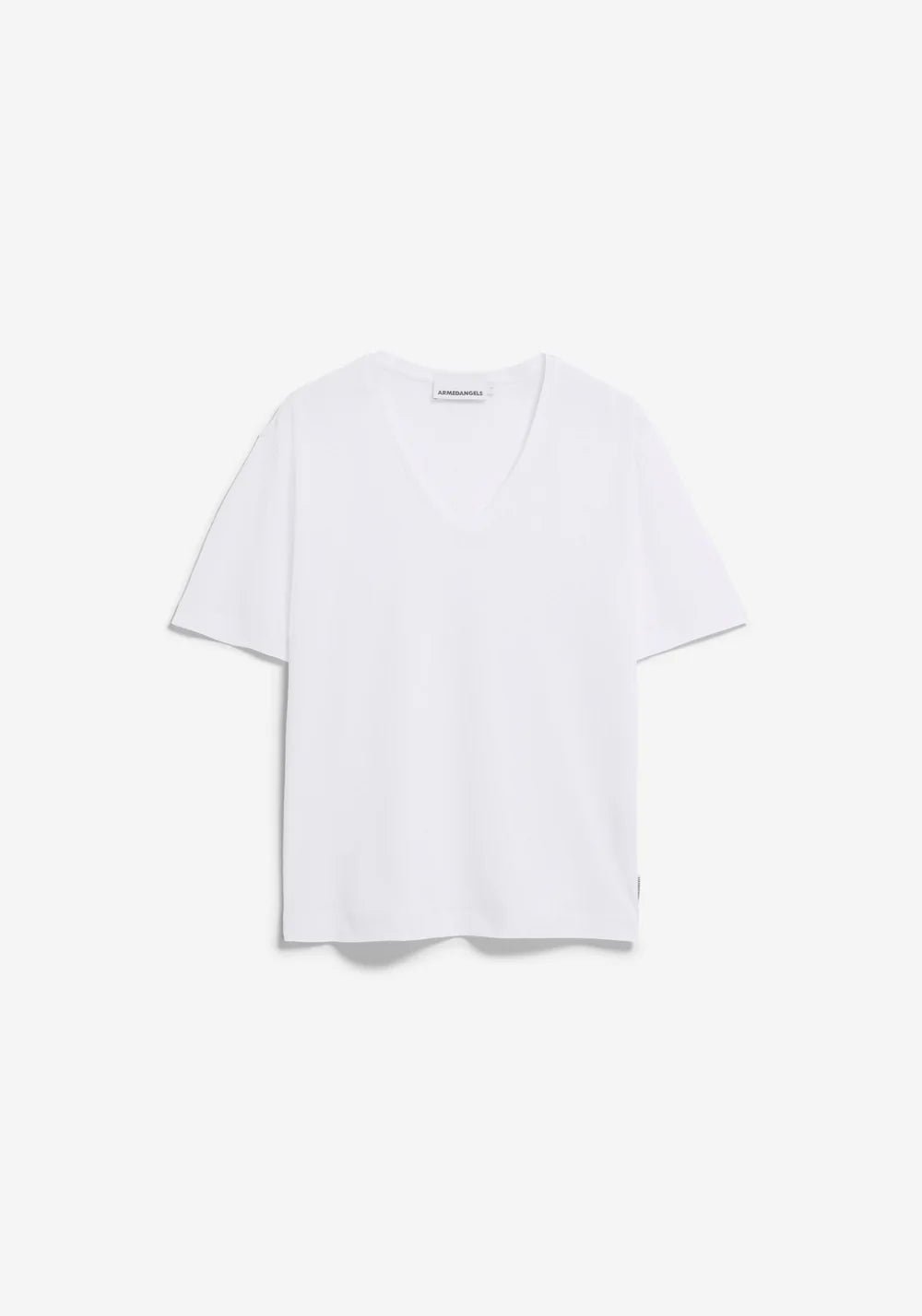 Armedangels - V - Neck T-shirt - White - Tops - 30008178