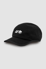 Arte Antwerp - 5 - Panel Embroidery Cap - Black - Accessoires - AW24 - 225AC