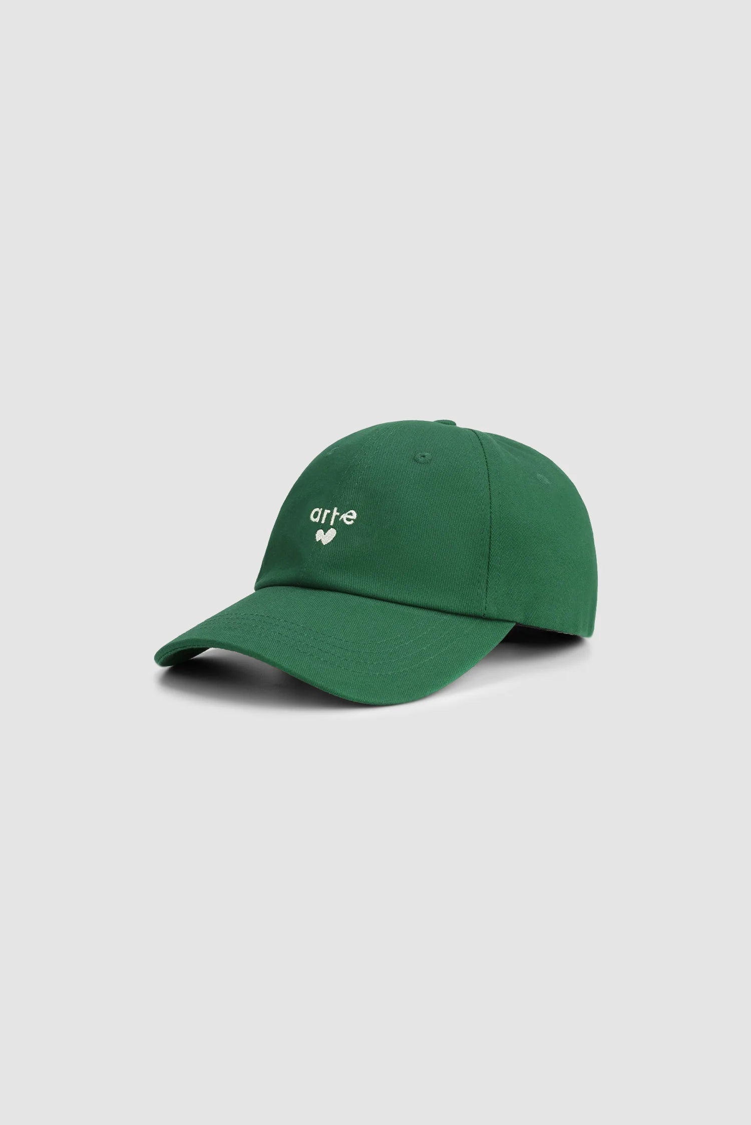 Arte Antwerp – Heart Logo Cap Green - Accessoires - SS26-215AC