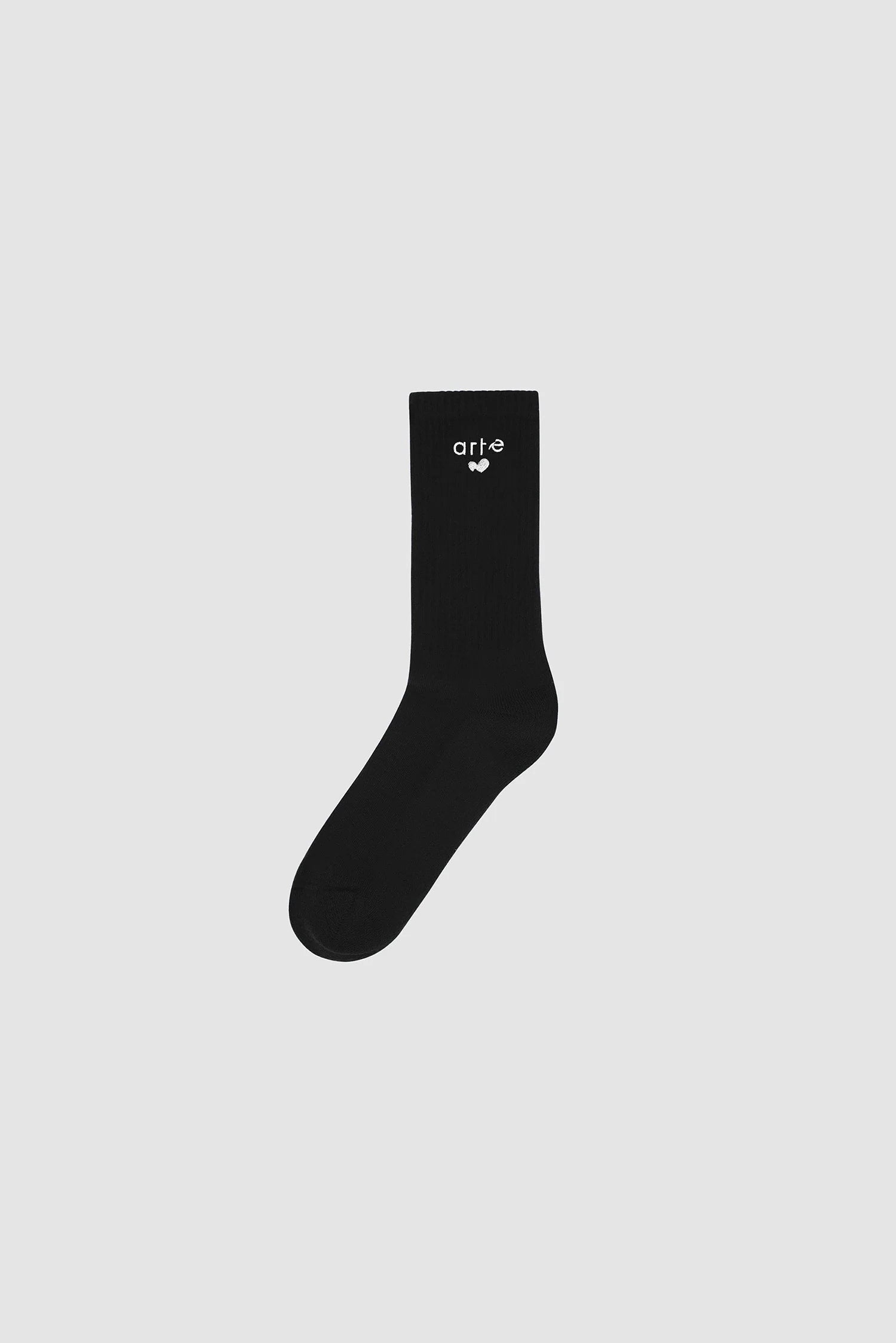 Arte Antwerp - Heart Logo Socks Black - Accessoires - SS26-198M