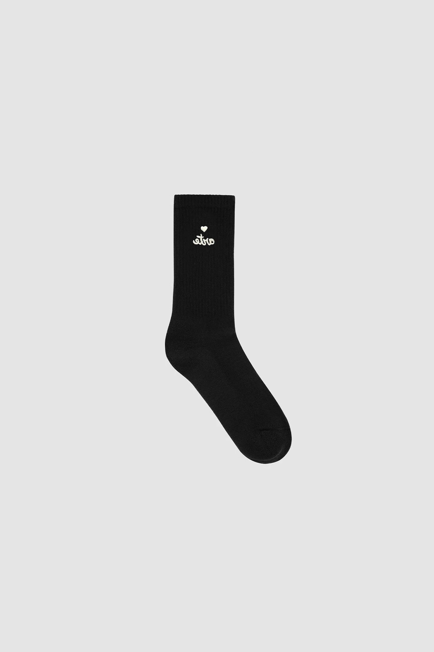 Arte Antwerp - Heart Logo Socks - Black - SS25 - 182M - Accessoires - SS25 - 182M
