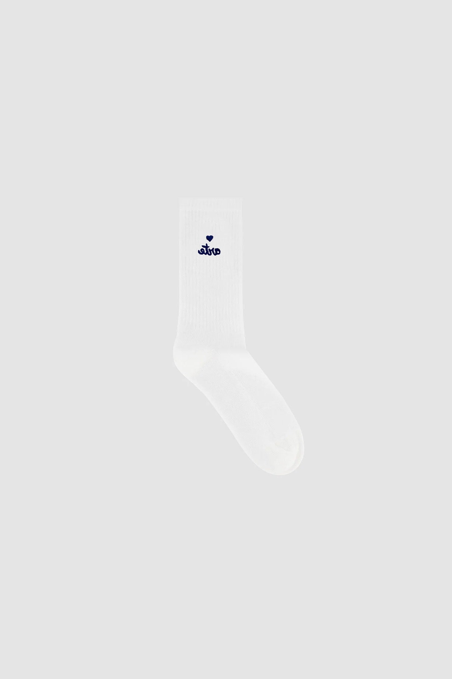 Arte Antwerp - Heart Logo Socks - White - SS25 - 182M - Accessoires - SS25 - 182M