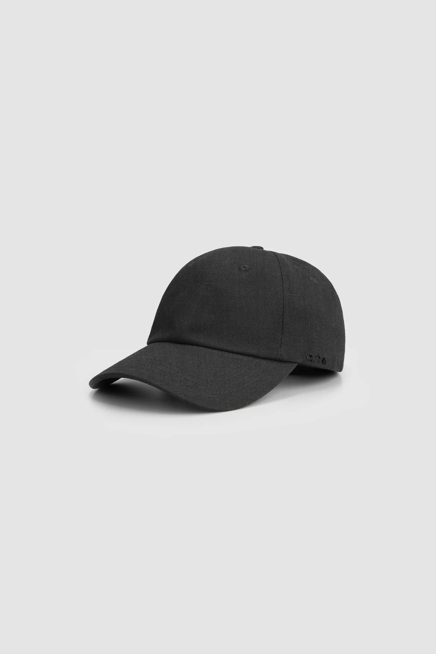 Arte Antwerp – Linen Cap Black - Accessoires - SS26-216AC
