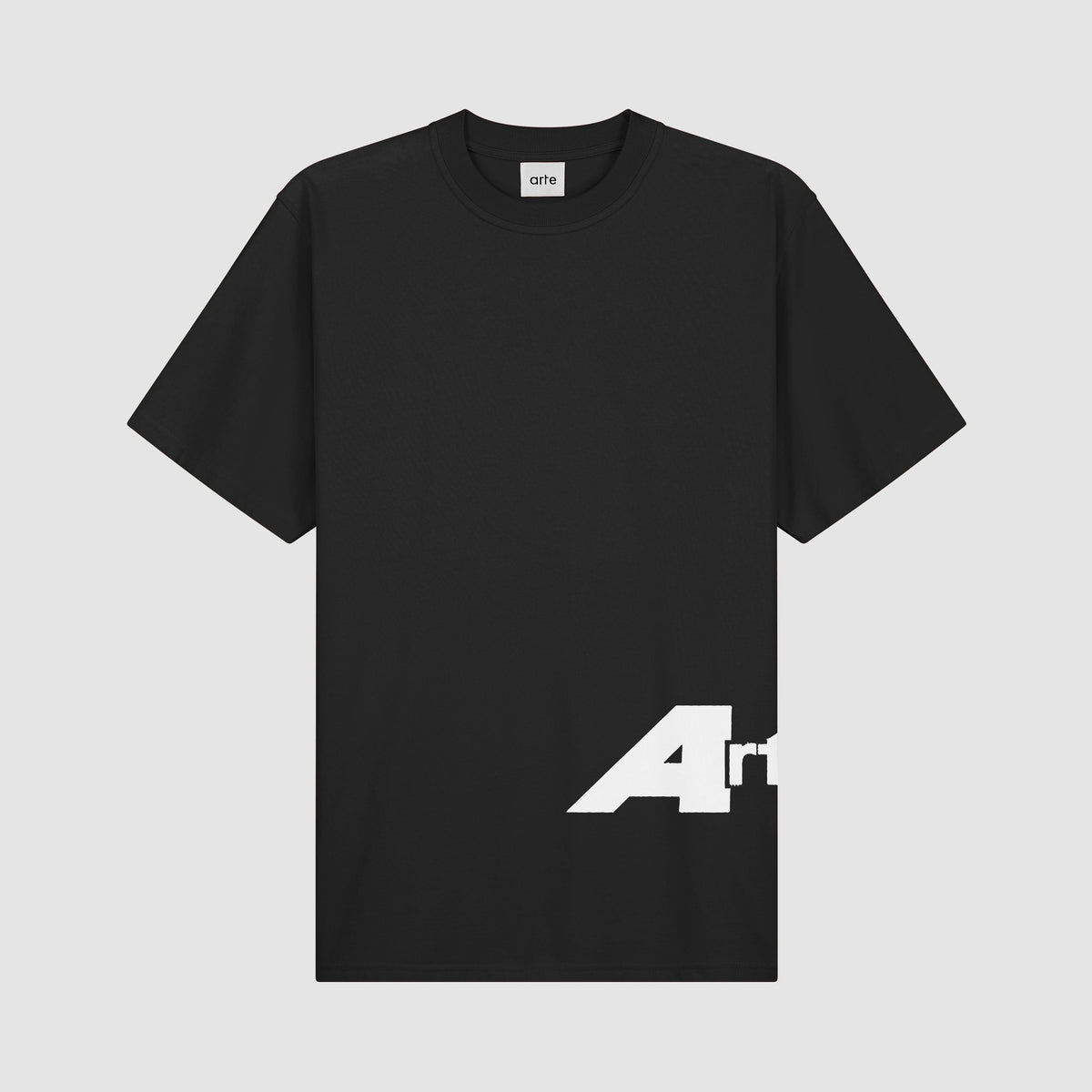 Arte Antwerp T-Shirt Big A Side schwarz – Packshot Vorderseite