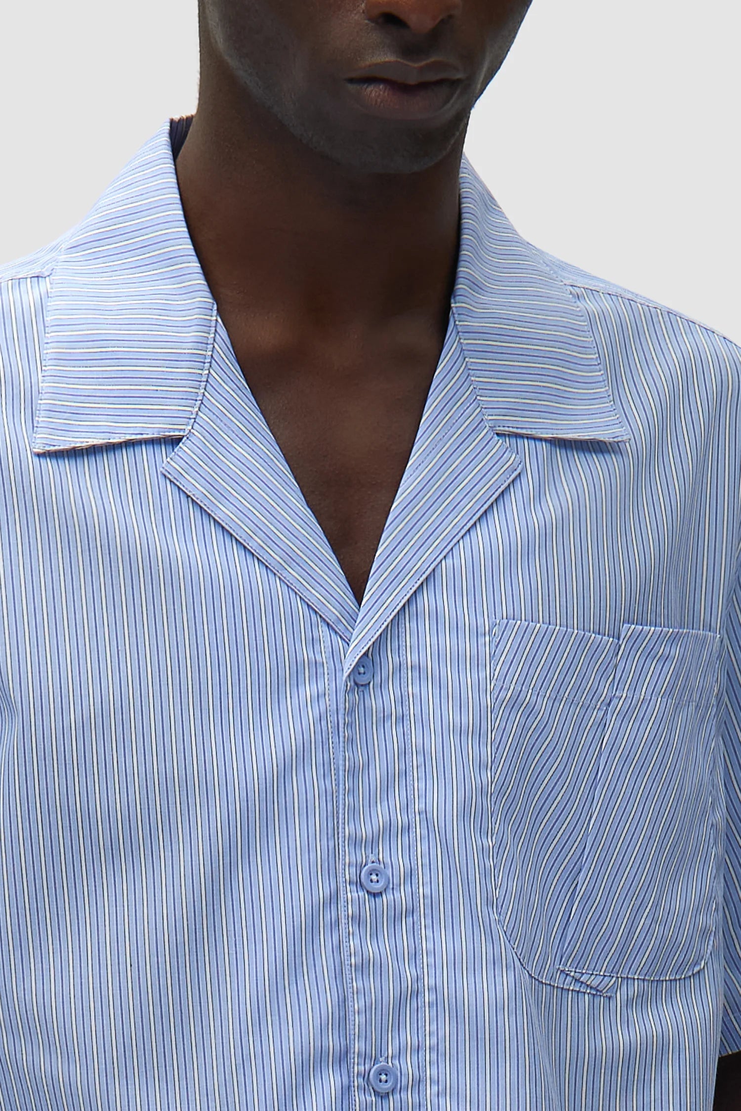 Arte Antwerp – Fold Pocket Shirt Striped - Chemises - SS26-184S