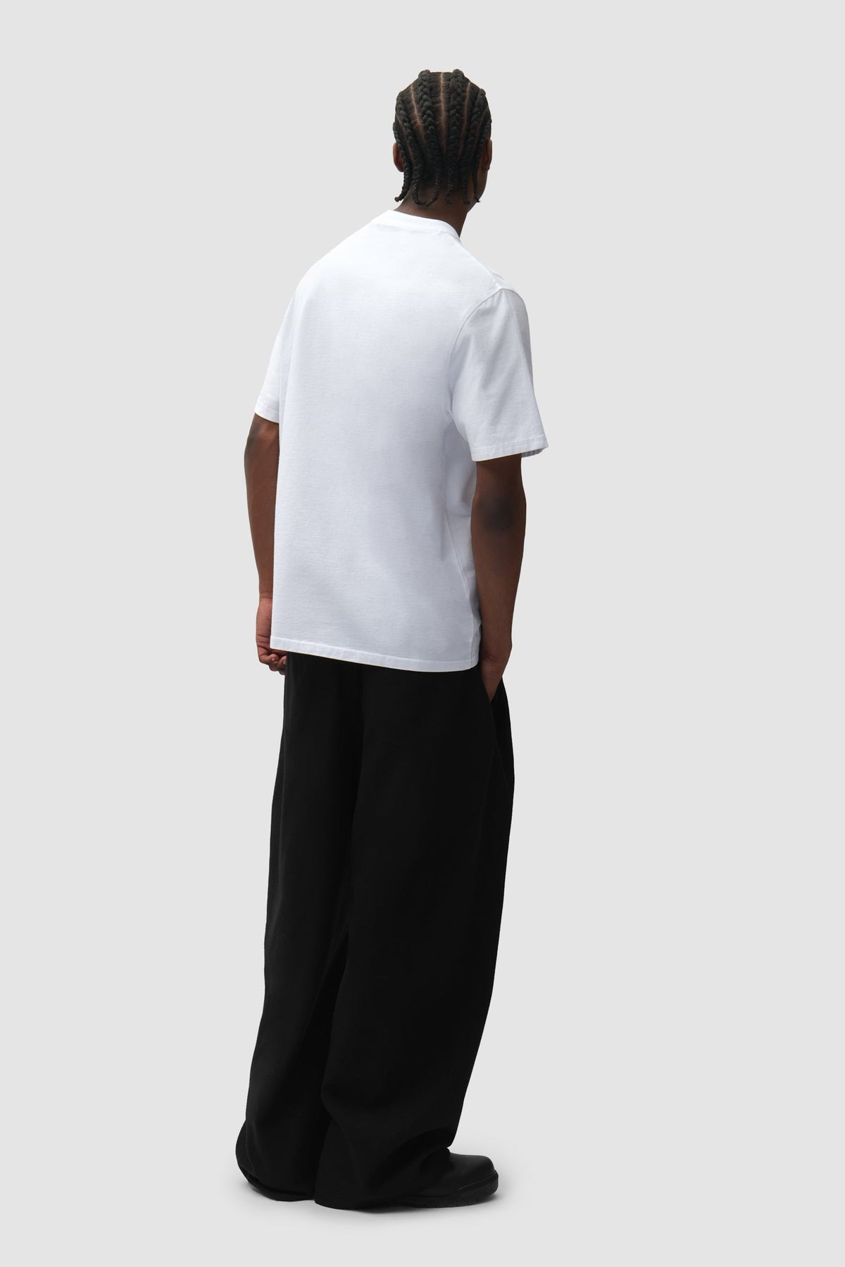 Arte Antwerp T-shirt Cor blanc – porté de dos, en pied
