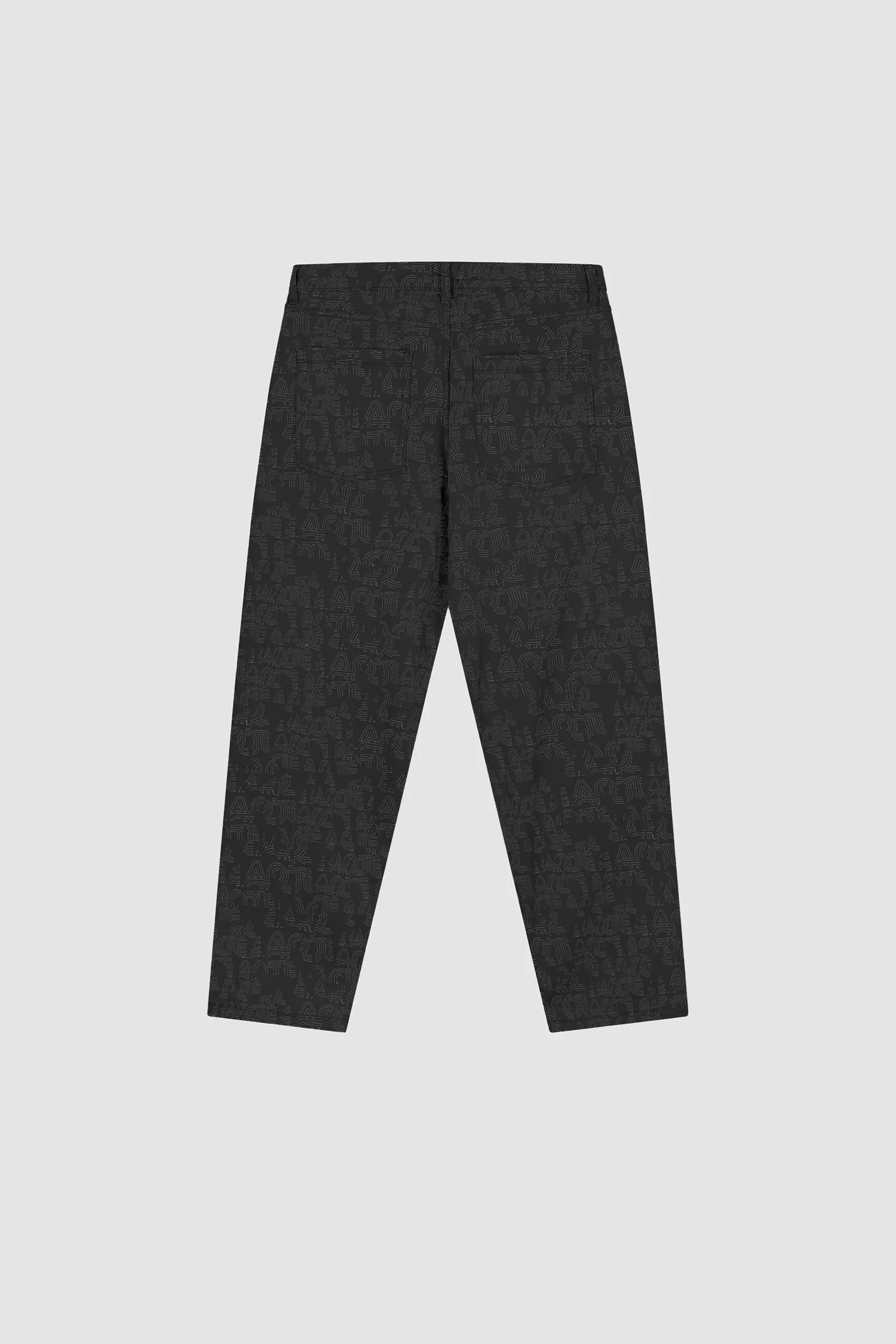 Arte Antwerp - Allover Arte Pants - Black - Pantalons et Shorts - AW25-190P-28-BLACK