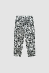 Arte Antwerp - Allover Flower Pants - Black/White - Pantalons et Shorts - AW24 - 044P