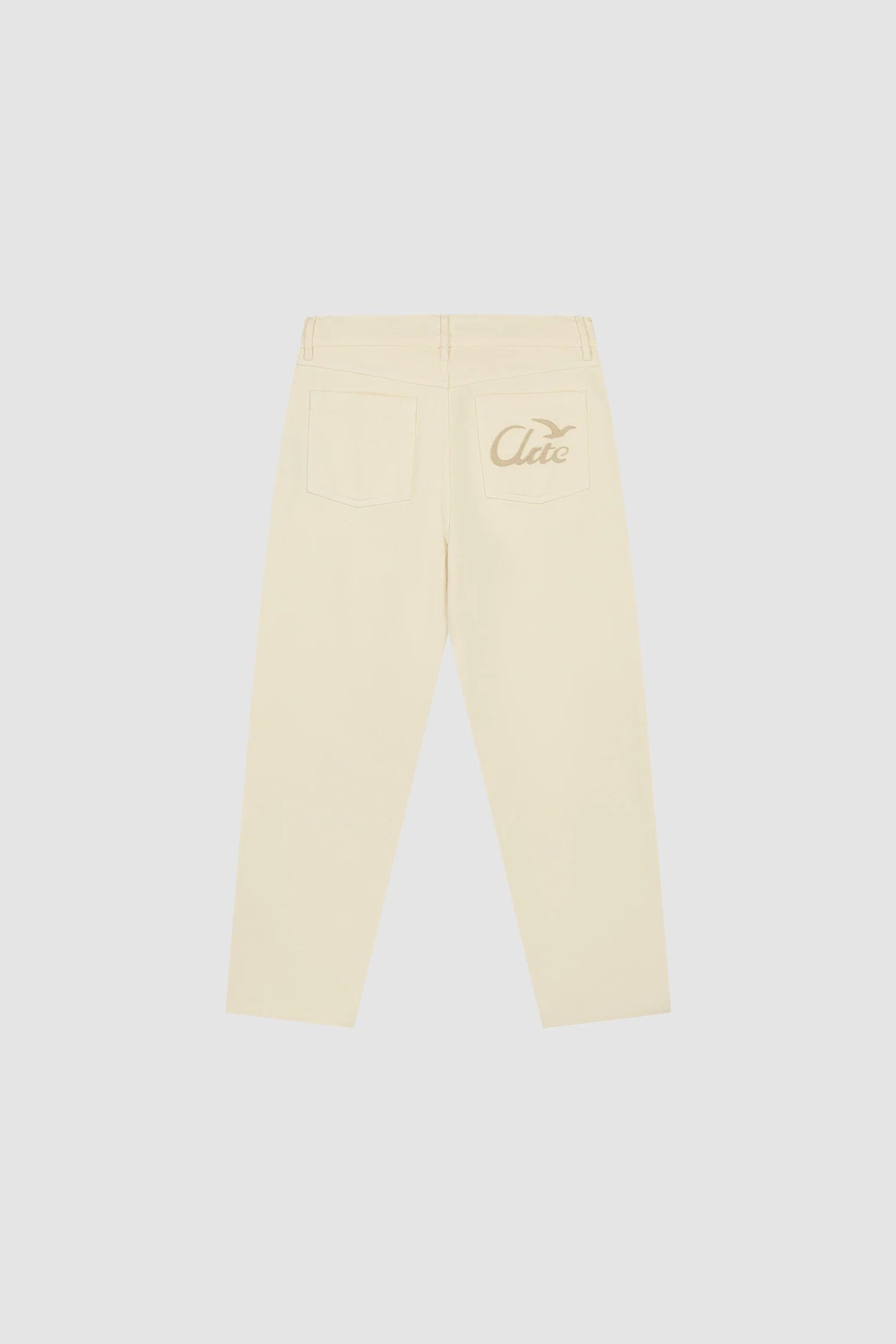 Arte Antwerp - Back Bird Pants - Cream - Pantalons et Shorts - 