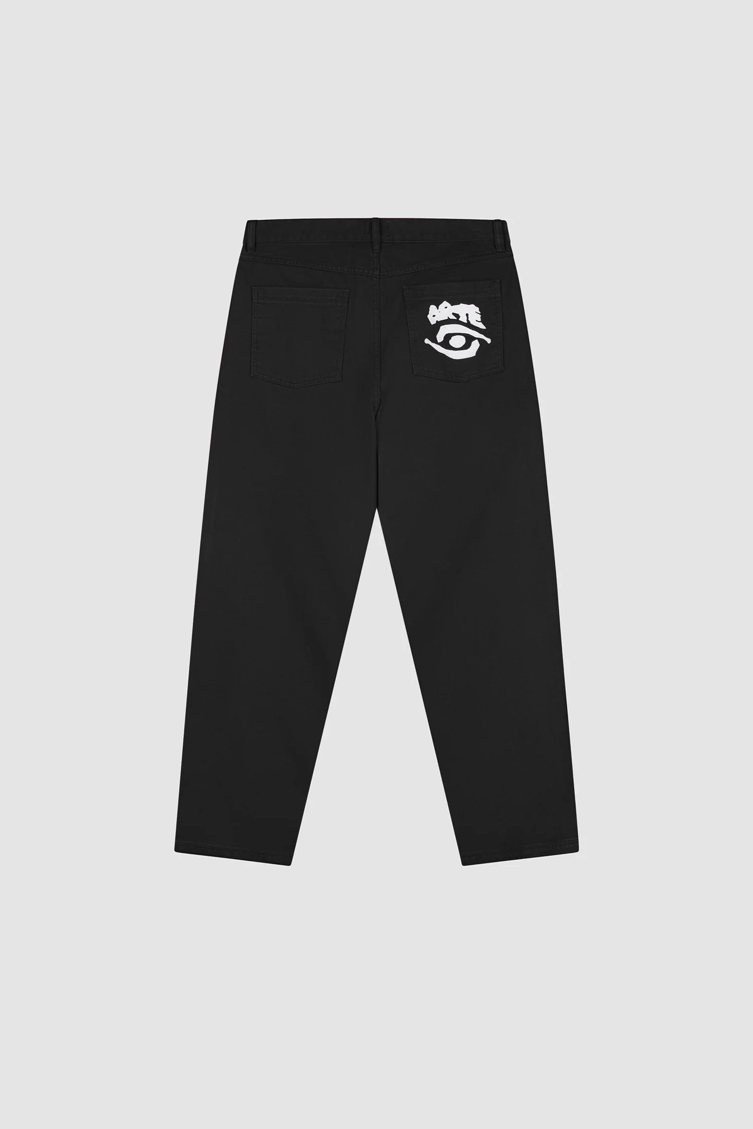 Arte Antwerp - Back Pocket Graphic Pants - Black - Pantalons et Shorts - AW25 - 080P - 28 - BLACK